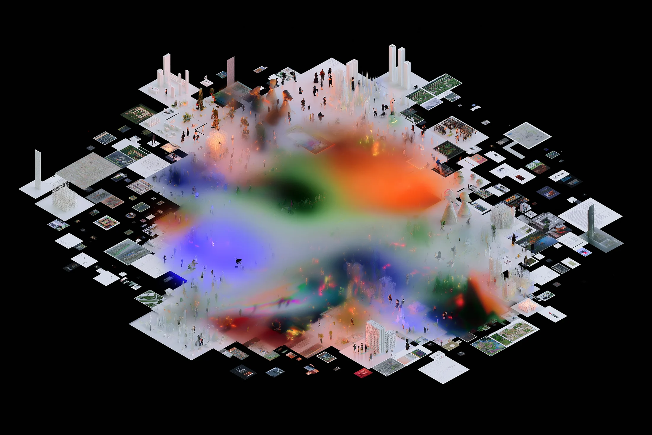 An architectural landscape of projects, people and references